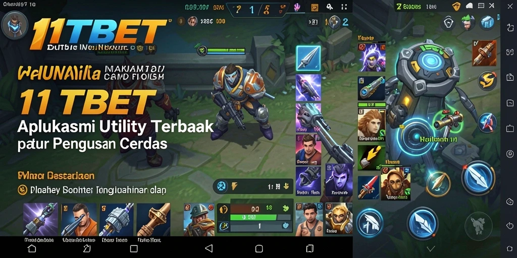 Screenshot aplikasi 11TBET menampilkan antarmuka yang intuitif dan modern.