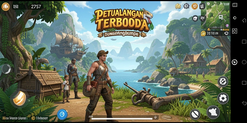 Tampilan gameplay <strong>2757</strong> di dunia terbuka yang menakjubkan.