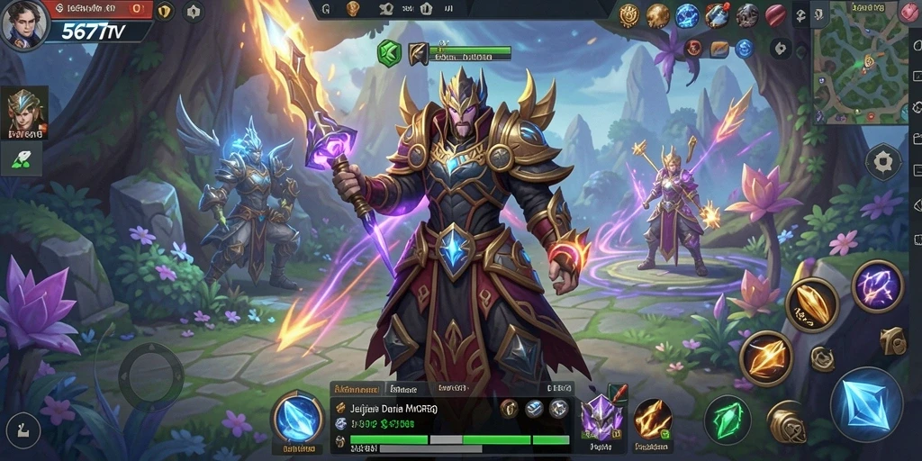 Screenshot permainan MMORPG 567TV yang menampilkan aksi seru dan dunia luas.