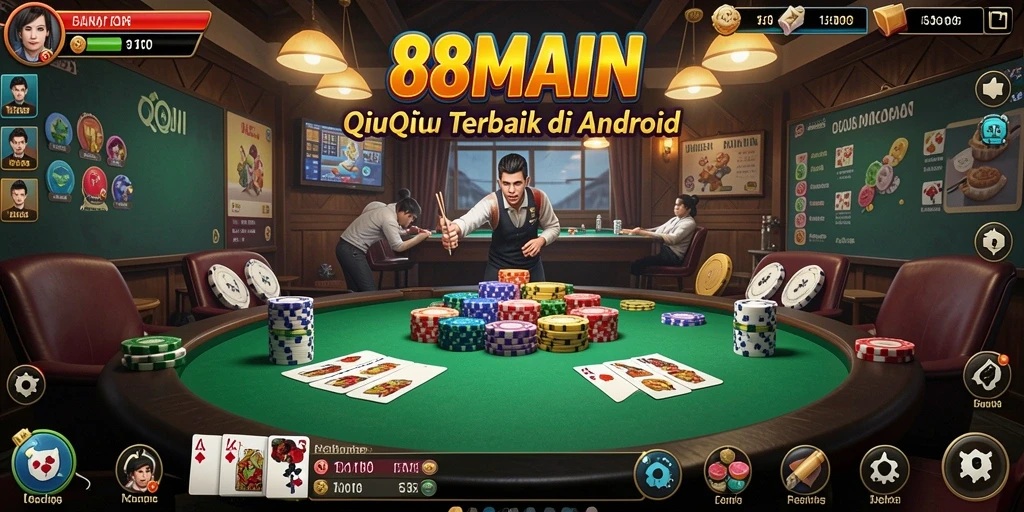 Screenshot gameplay QiuQiu yang seru di 88MAIN.