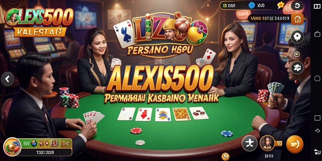 Tampilan gameplay menarik dari ALEXIS500 dengan elemen Kasino.