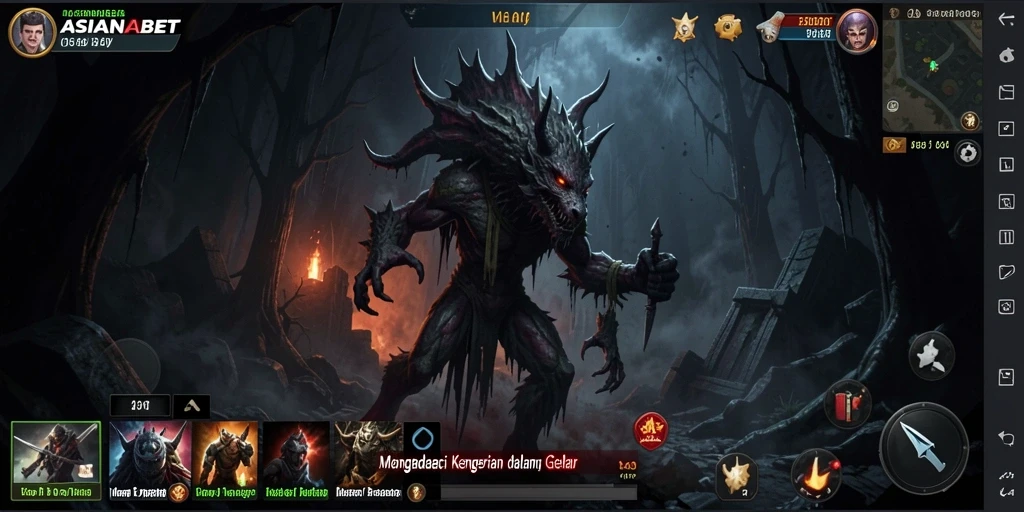 Tangkapan layar gameplay ASIANABET yang penuh ketegangan.