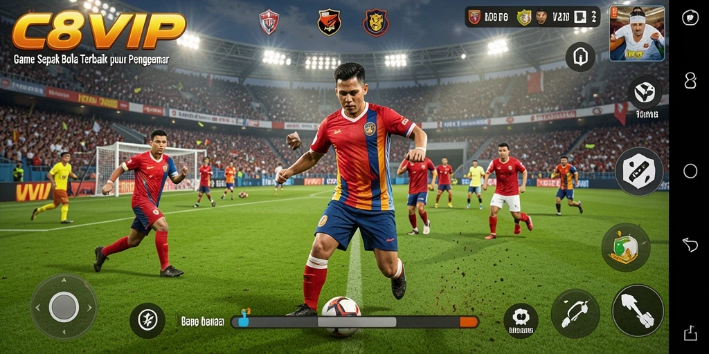 Gameplay intens dan grafis mengagumkan dalam C8VIP.