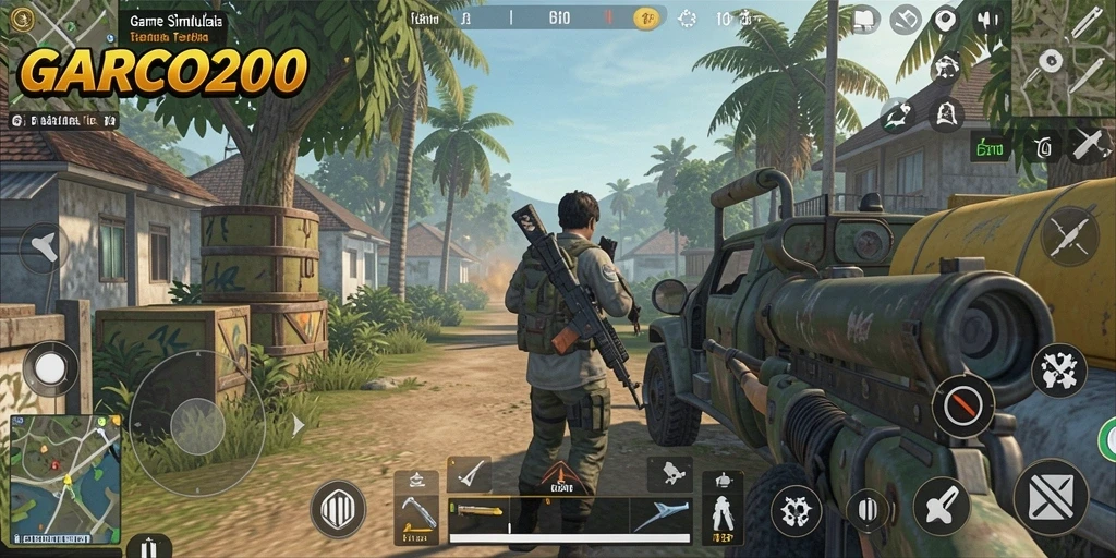 Tampilan gameplay GARCO200 yang menarik dan mendetail.