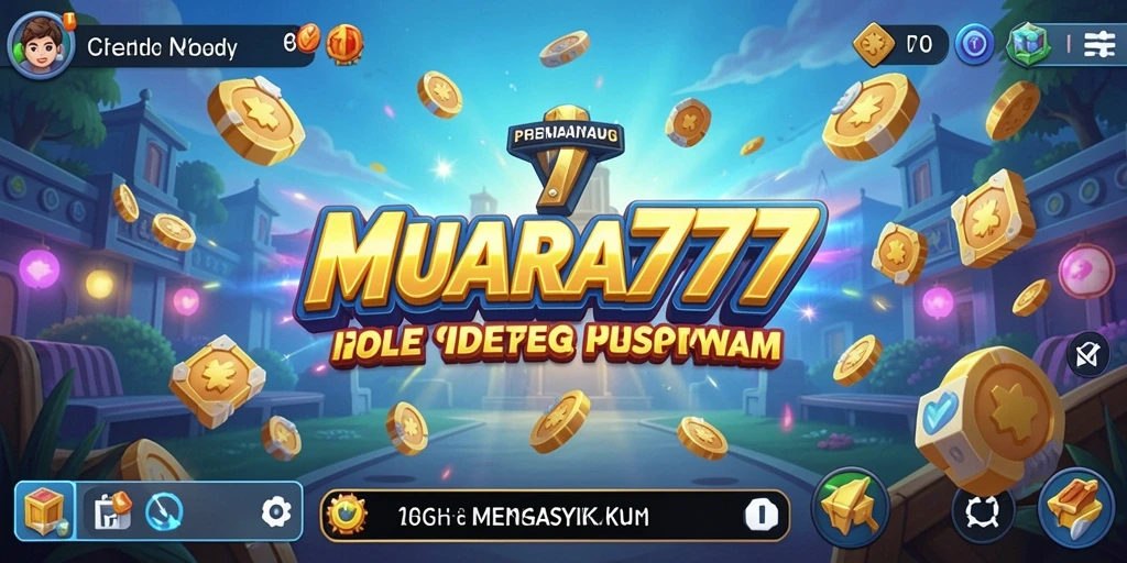 Tangkapan layar gameplay Idle dari MUARA777 yang menunjukkan proses pembangunan karakter.