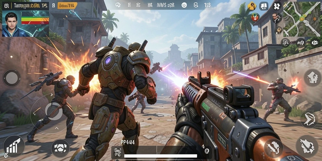 Tampilan gameplay TPS yang mendebarkan dan grafis yang memukau.