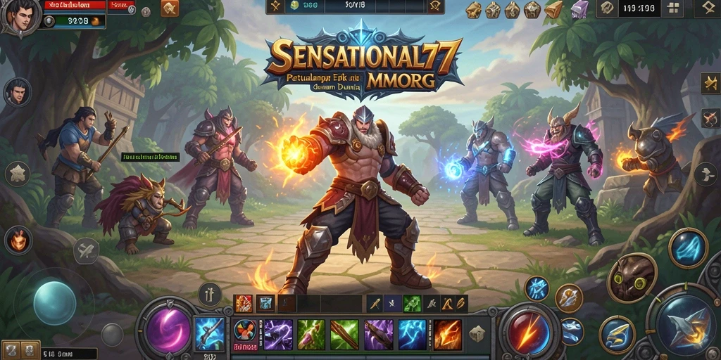 Gameplay seru dalam SENSATIONAL77 dengan grafis menawan.