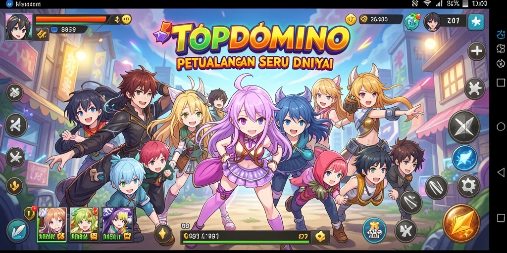 Menampilkan aksi seru dan karakter anime yang ikonik.