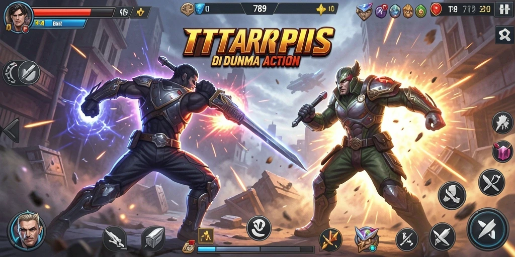 Tampilan gameplay Action yang mendebarkan di TT789.