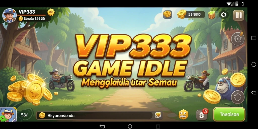Screenshot utama VIP333 menampilkan gameplay Idle yang menawan.